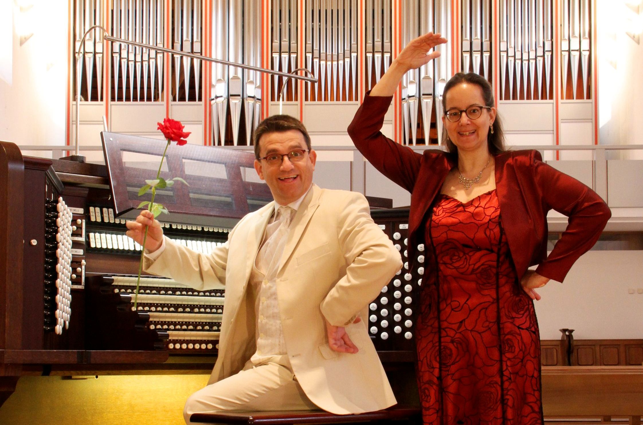 Orgel Duo Lenz Die Orgel tanzt QUER Foto Carsten Lenz