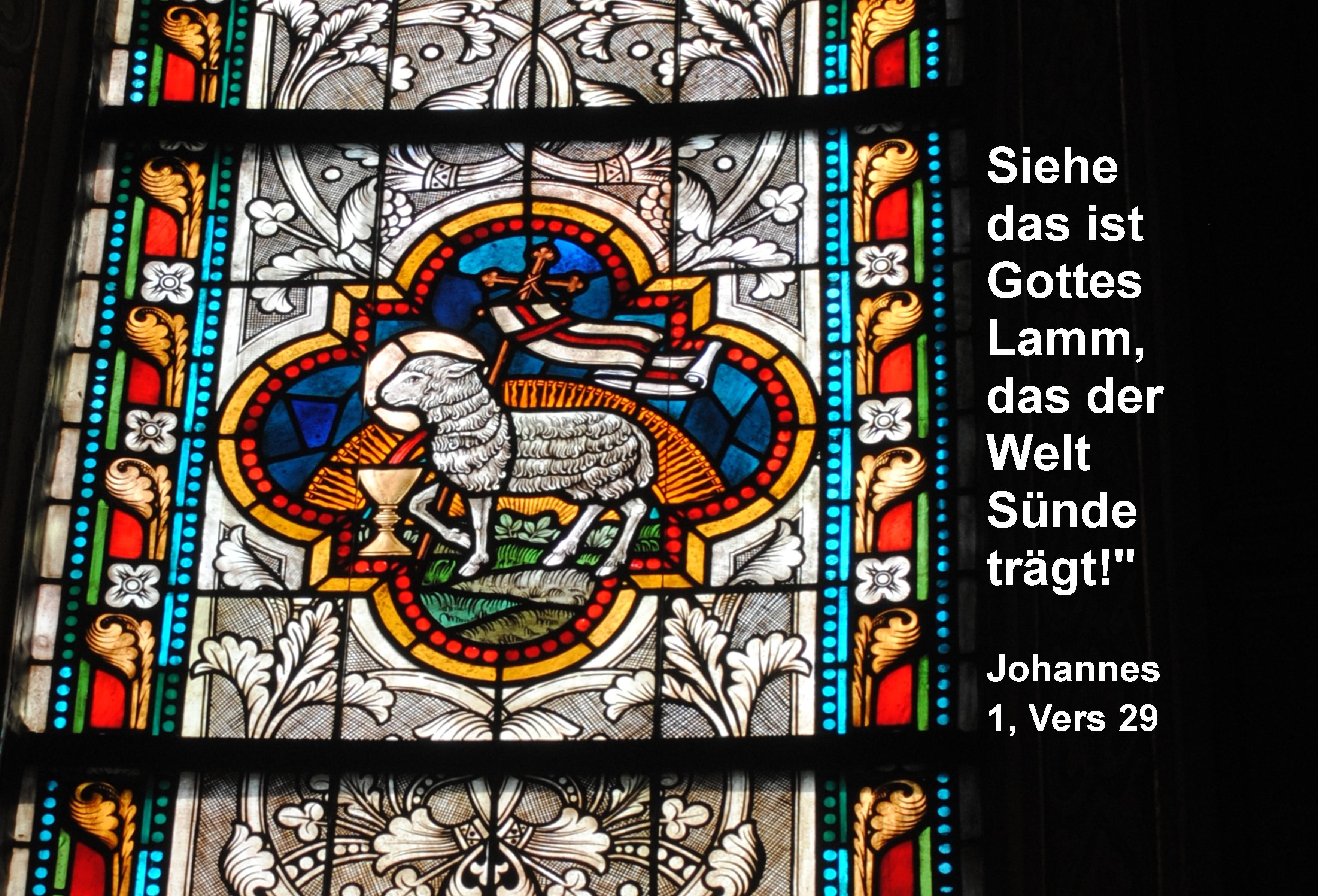 SIehe das ist Gottes Lamm KWK Fenster Bad Ems becrima 2024