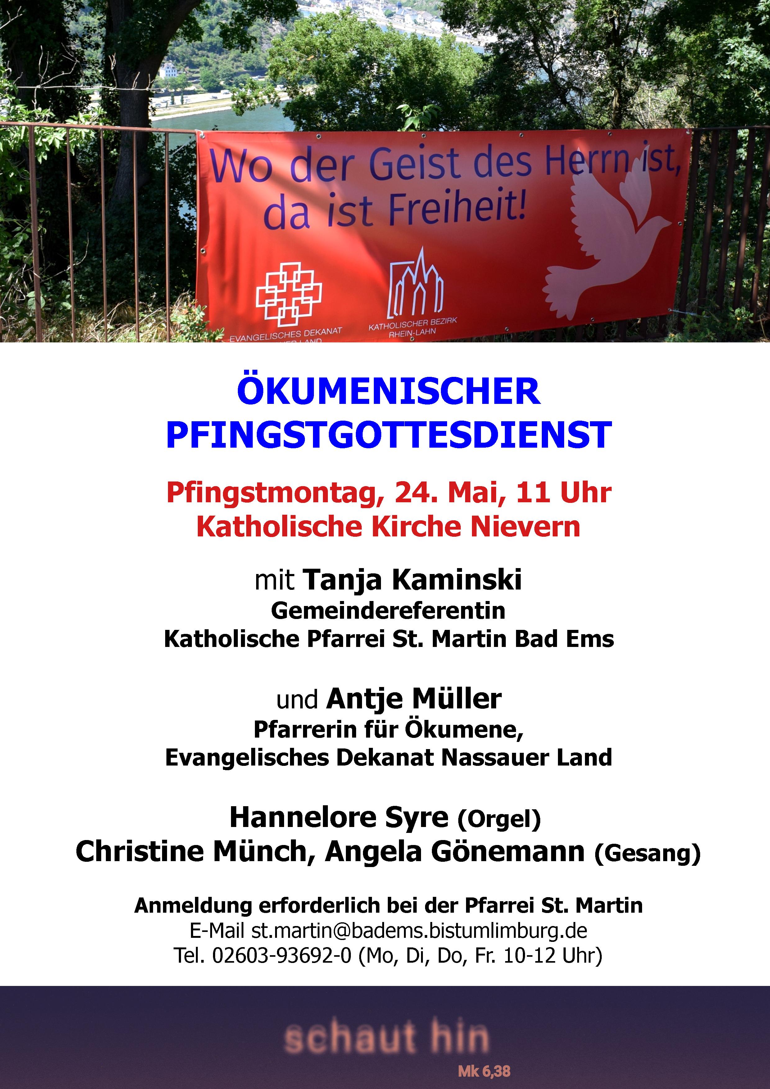 kumenisches Pfingstfest2021 Nievern