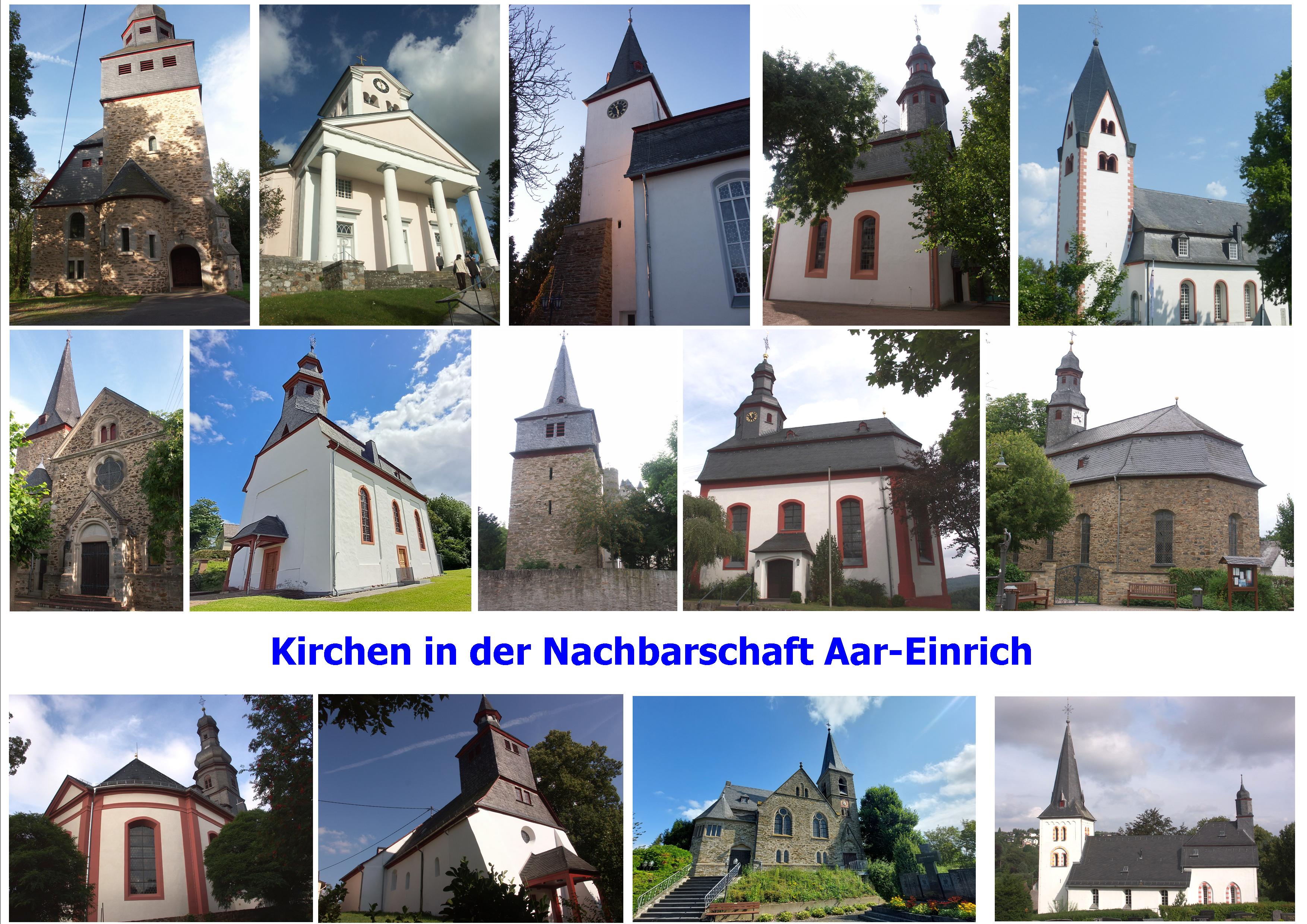 01 Kirchen in der Nachbarschaft Aar Einrich